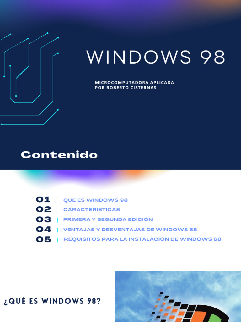 Windows 98, Microcomputadora | PDF | Microsoft Windows | Plataformas de ...