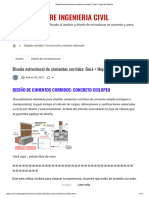 Diseño Estructural de Cimientos Corridos - Guia + Hoja de Cálculo