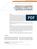 Utilización de Metodologías de Inteligencia Artificial y Sus Aplicaciones en El Salvador