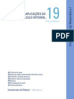 CÁLCULO I - MCA501 - S06 - 12 - Fundamentos e Matematica I - Cap 19, Aplicacoes Do Calculo Integral - Gil Da Costa Marques