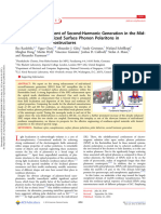 Resonant Enhancement of Second-Harmonic Generation in The Mid-Infrared Using Localized Surface Phonon Polaritons in Subdiffractional Nanostructures