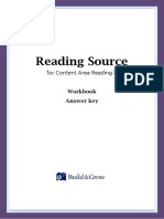 Reading Source WB 3 - Answer Key