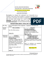 Septimo Grado Hoja de Tareas#4 (III Parcial) - Seventh Grade Homeworksheet#4 (III Partial) 2023-2024