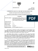 FP 53-4-5 - Comments On The Approval and Test Methods For Large Fire Doors (International Association... )