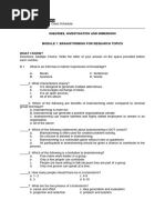 Answer Sheets M1 3