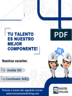 Tu Talento Es Nuestro Mejor Componente!: Nuestras Vacantes