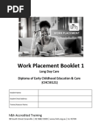 CHC50121-LDC Work Placement Booklet 1 V3 09.09.23