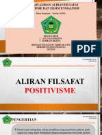 MAKALAH ALIRAN-ALIRAN FILSAFAT POSITIVISME DAN EKSISTENSIALISME New