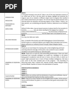 Script For Send Off Program | PDF