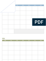 IC Monthly Calendar Template With Notes 57503 - PT