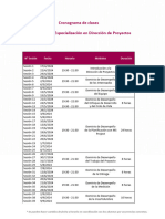 Cronograma Pa Dirproy 2023 II Online