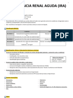 Insificiência Renal Aguda (IRA)