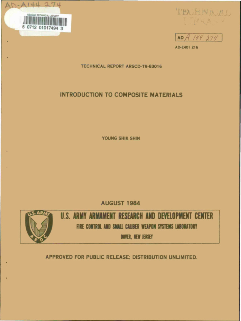 Introduction To Composite Materials Pdf Composite Material