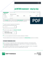 STATEMENSTS Download A PDF and MT940 Statement - Step by Step
