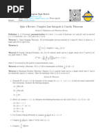 Quiz 4 Review Packet