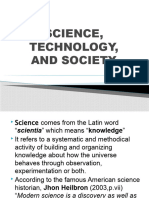 Science Technology and Society Lesson 1