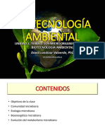 Biotecnología Ambiental U1c2 Los Microorganismos en La Biotecnoliogía Ambiental