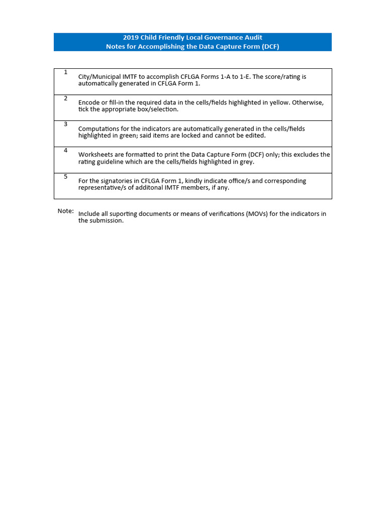 2022 CFLGA - Data Capture Form | PDF | Pregnancy | Human Development