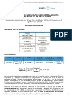 Certificado Josce EPS