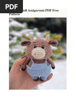 Crochet Bull Amigurumi PDF Free Pattern