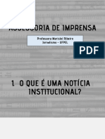 Aula 3 - Notícia Institucional