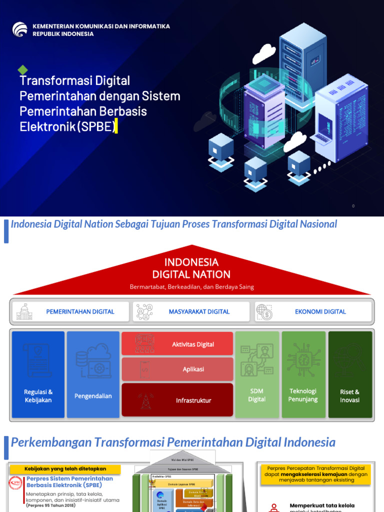 Perpres SPBE dan Transformasi Digital | PDF | Komputer