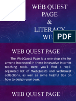 Web Quest & Literacy WEB