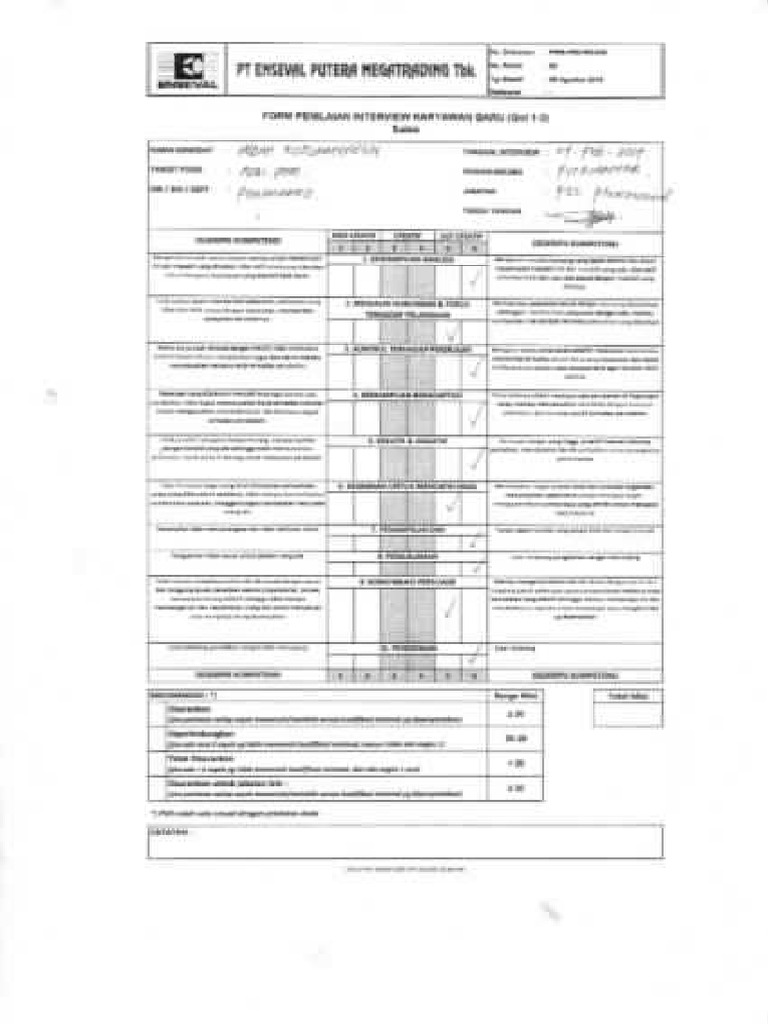 Form Interview | PDF
