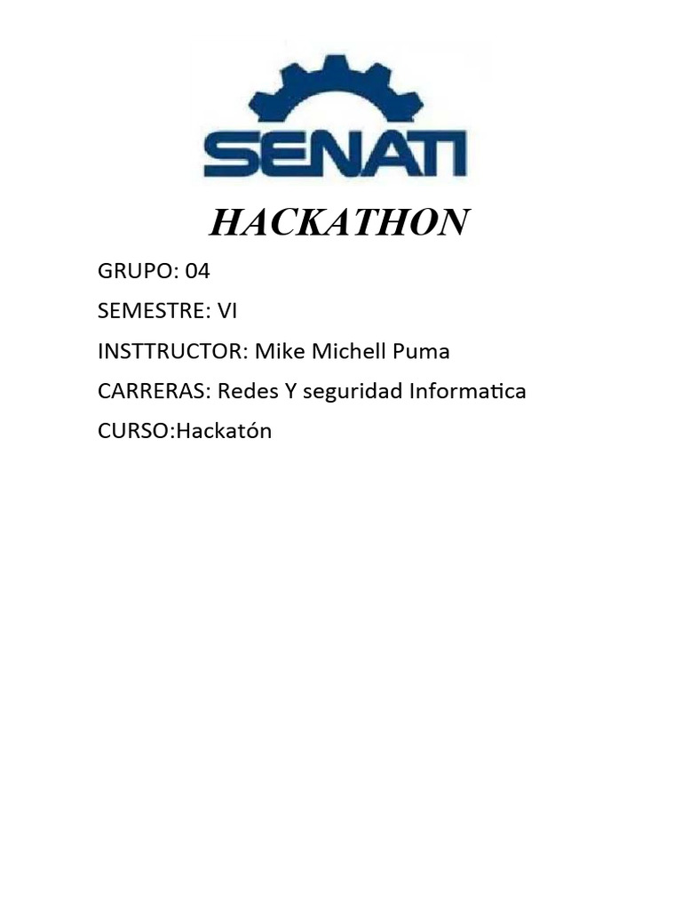 Hackathon Pdf