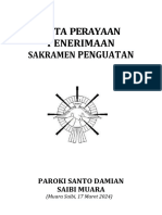 Tata Perayaan Penerimaan Sakramen Penguatan