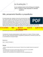 Enunciado Da Avaliação 1 - Fundamentos Do Direito (E601000)