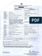 H S First Year Examination-2024 Programme