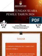 Materi - Penghitungan Suara Pemilu Tahun 2024