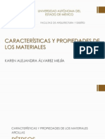 Características y Propiedades de Los Materiales