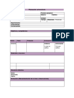 Formato de Planeacion Universitaria Actualizado