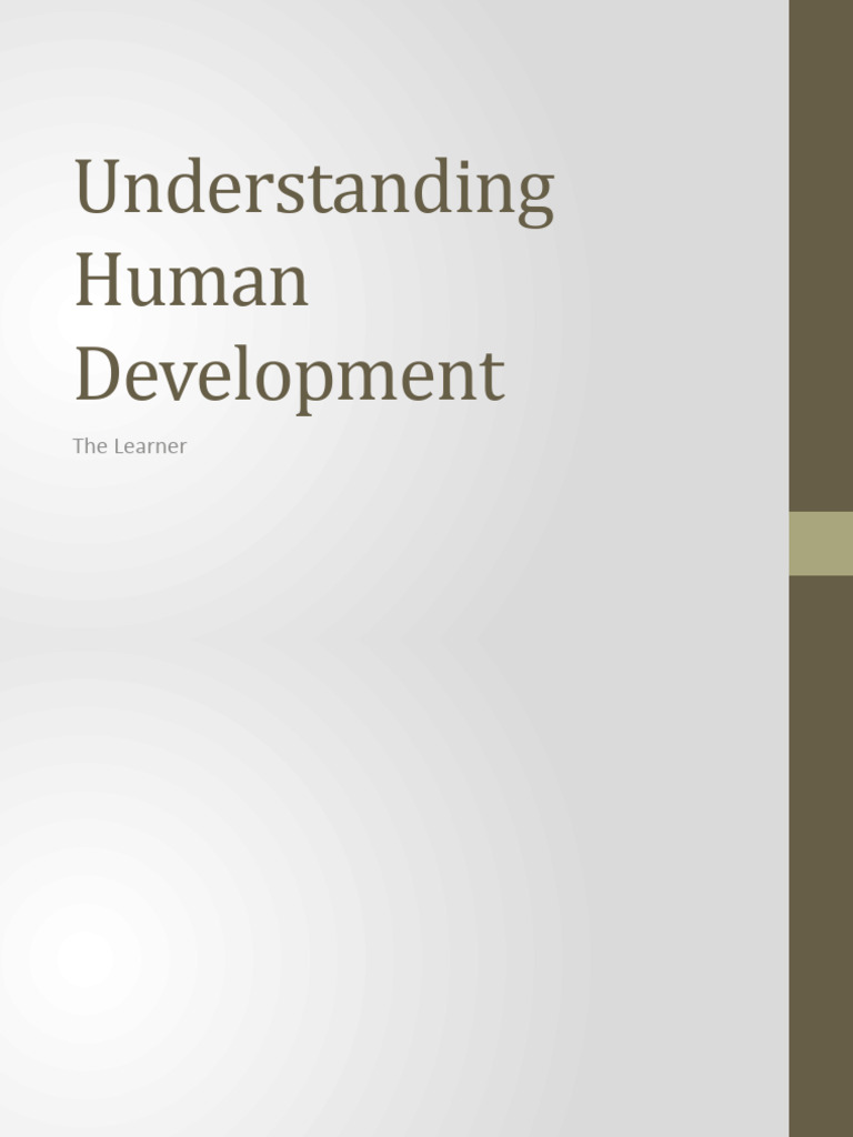Human Development Stages & Theories | PDF | Cognitive Development ...