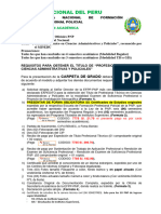 Requisitos Titulacion 2024-I