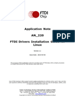 FTDI Drivers Installation Guide For Linux