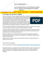 Enunciado Da Avaliação 1 - Governo Digital (E602038)