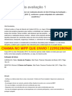 Enunciado Da Avaliação 1 - Gerenciamento de Projetos (IL30009)