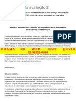 Enunciado Da Avaliação 2 - Orçamento e Custos (IL60087)