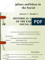 DISS Q1 W2 The Emergence of Social Science