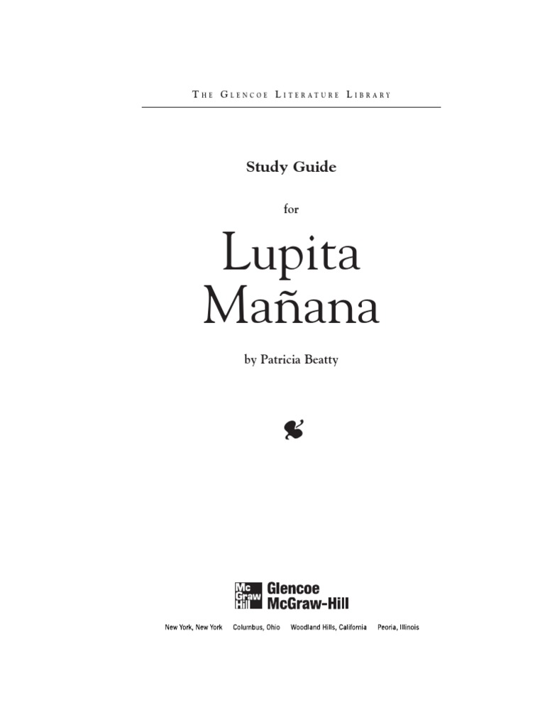 Typed book report on lupita manana