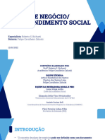 Plano de Negocios Empreendimento Social