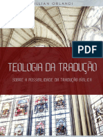 Teologia Da Tradução Sobre A Possibilidade Da Tradução Bíblica