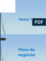 Tema 11 - Plano de Negócios