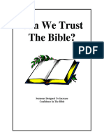 Can We Trust The Bible