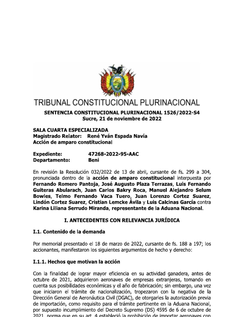 Sentencia 1526 | PDF