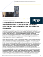 Evaluación de La Resistencia Al Disbonding Catódico - KTA