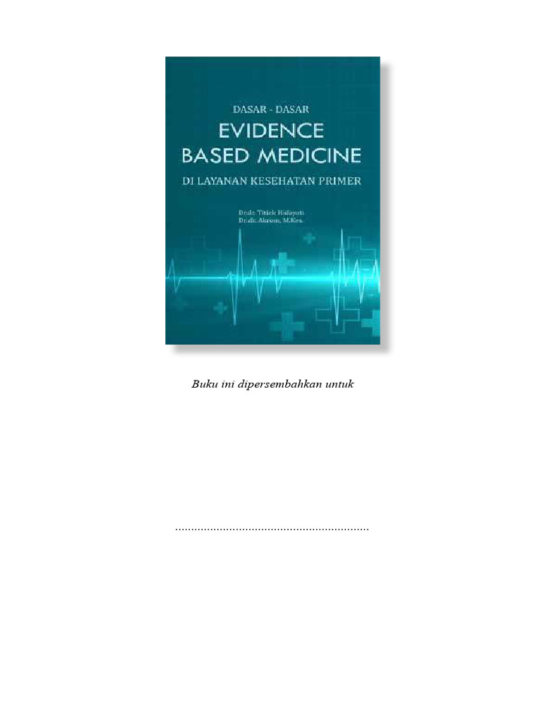 Dasar Dasar Evidence Based Medicine Kopi Compressed Pdf